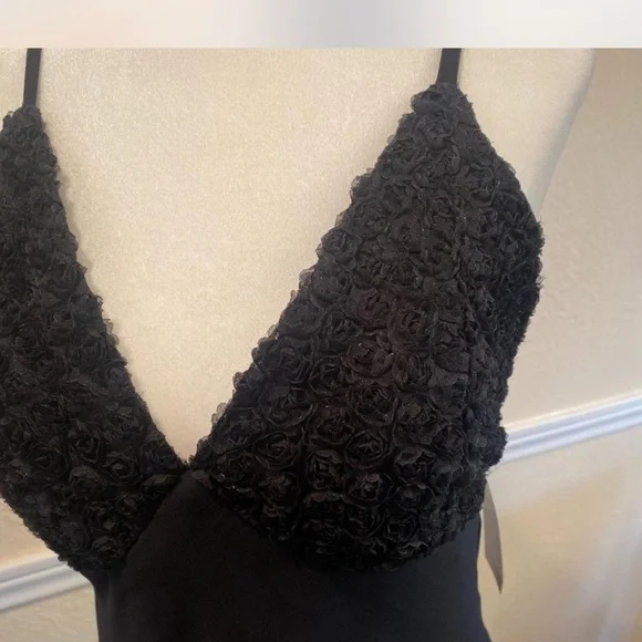 Wild Fable Elegant Black Lace Backless Dress - Picture 2 of 6